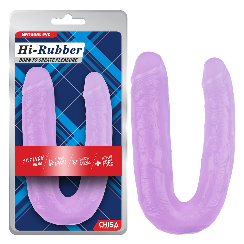 Dildo-Ungu 17.7 Inci
