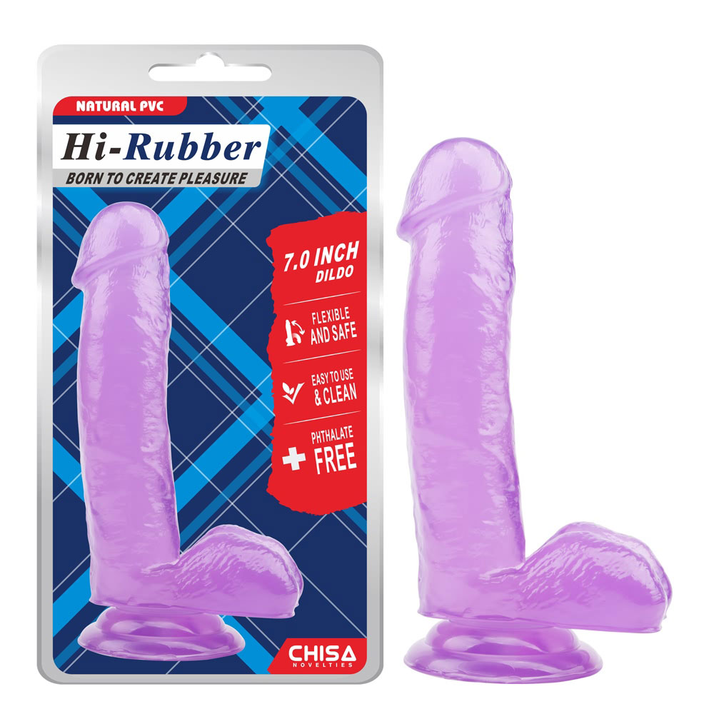 Dildo-Ungu 7.0 Inci
