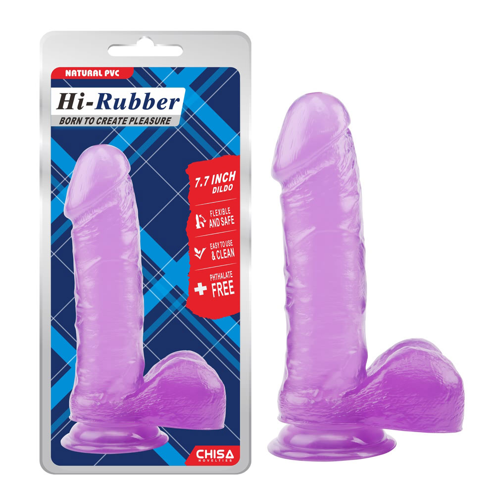 Dildo-Ungu 7.7 Inci