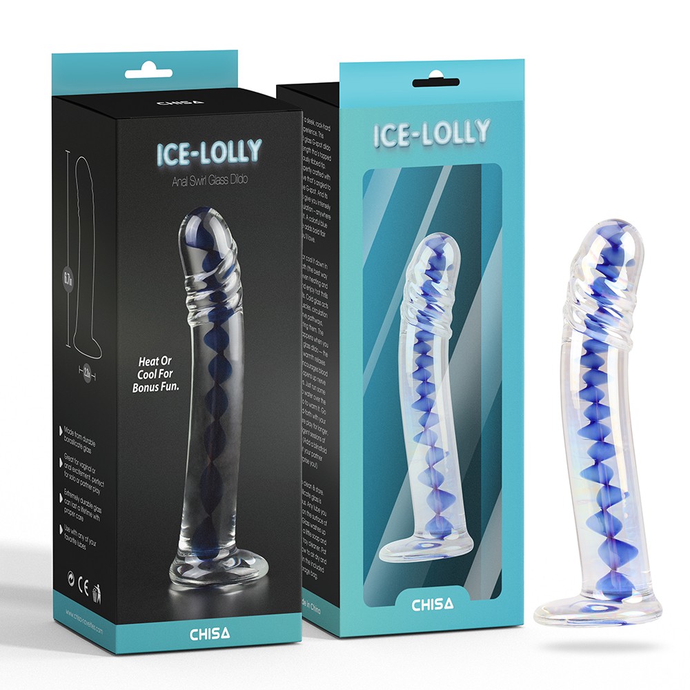 Dildo Kaca Pusaran Dubur