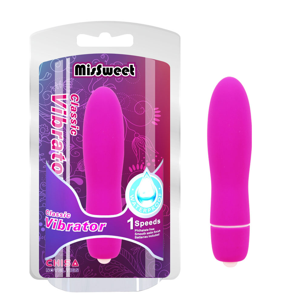 Vibrator klasik merah jambu