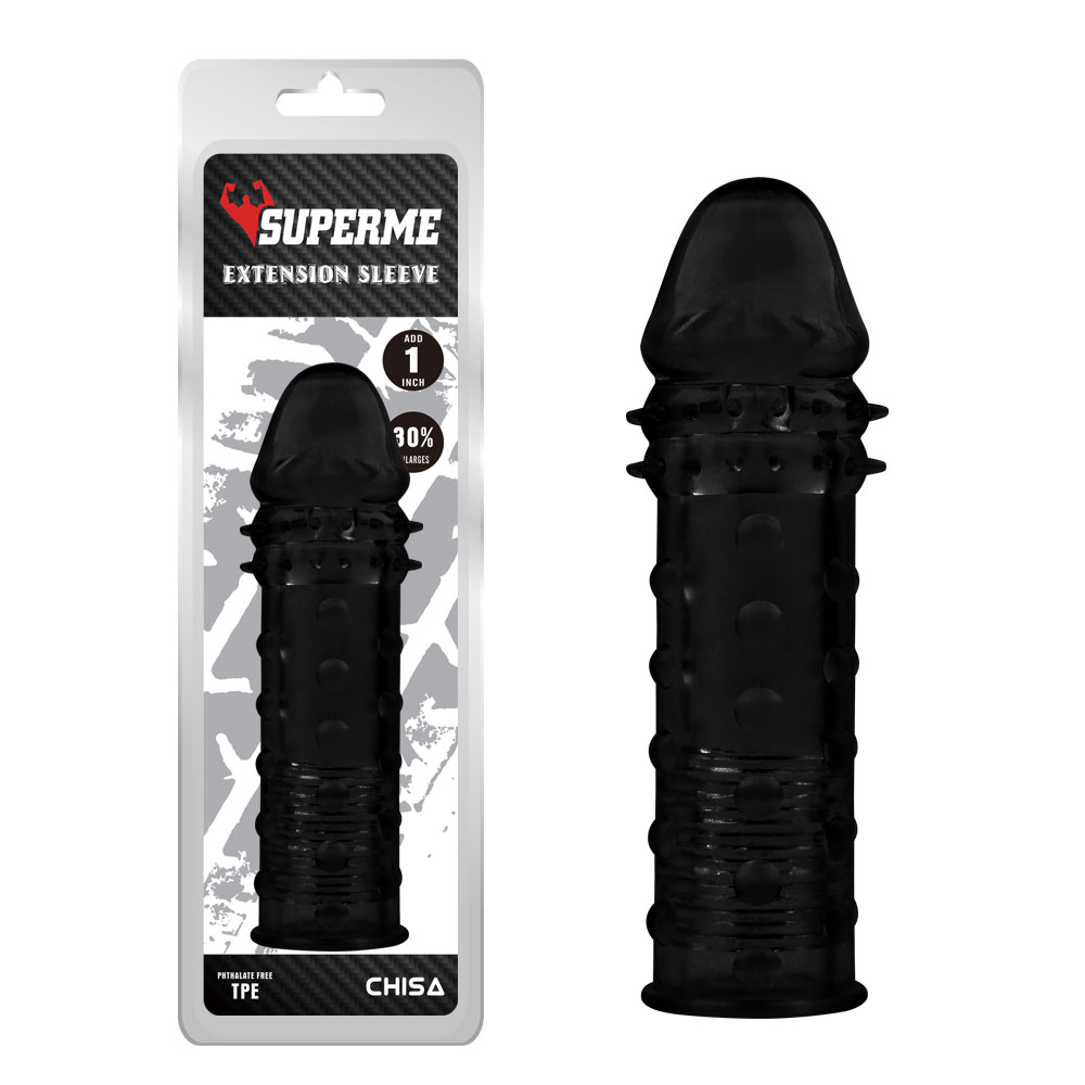 Tekstur Tambahan Lengan-Hitam