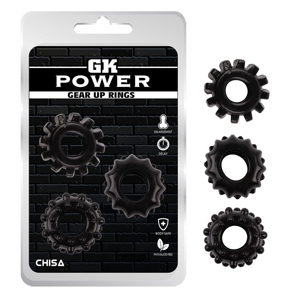 Cincin Gear Up-Hitam